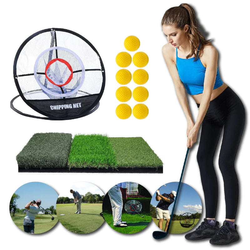 Tee Hole™ | Golf Pop-Up Chipping Net + 10 GRATIS Golfpallot