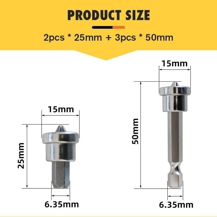 Magneettiset paikannusruuvimeisselin terät (5 kpl)