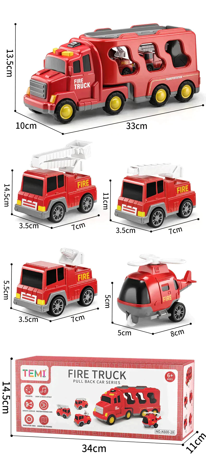 MightyTrucks™ | Lasten kuorma-autosarja sis. 6 ILMAISTA lisäajoneuvoa!